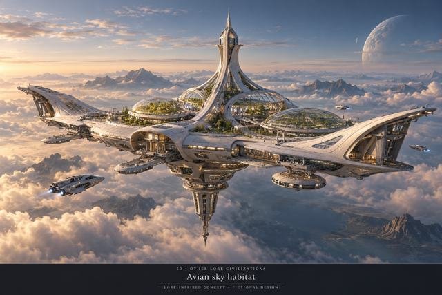 50 · Avian sky habitat