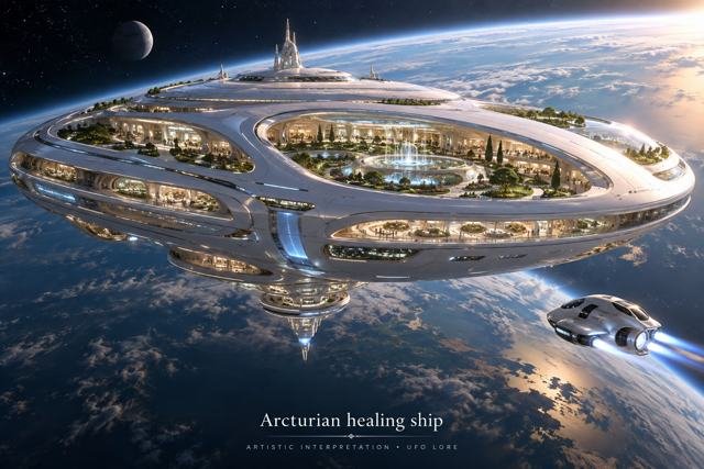 Arcturian healing ship