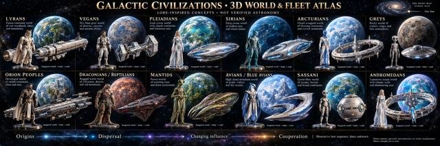 3D world & fleet atlas