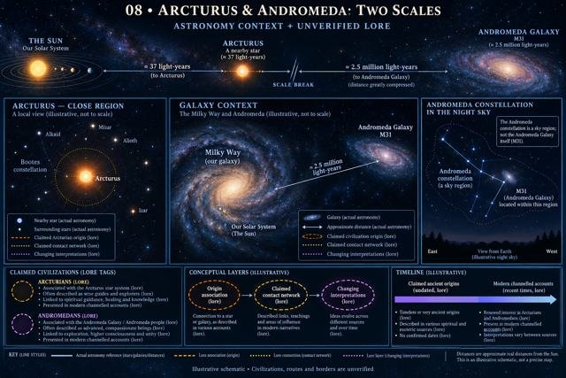 08 · Arcturus & Andromeda: two scales