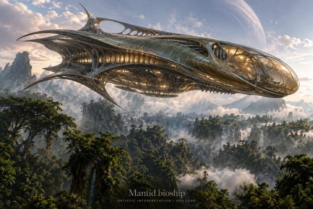 Mantid bioship