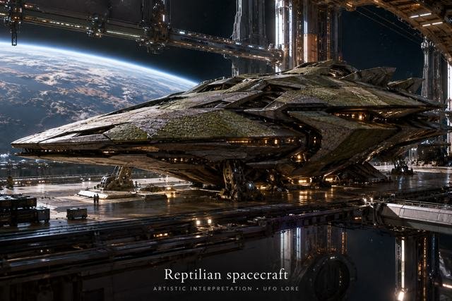 Reptilian spacecraft
